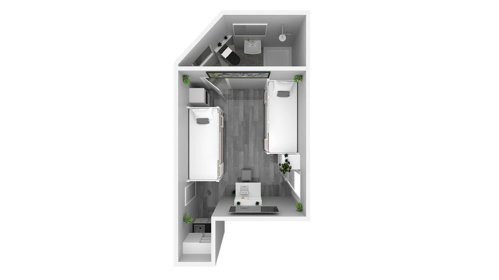 Hotel Ulm Zentrum - Komplettes Zimmer, Hochbett, Android Tv & Eigenem Bad - Perfekt Fuer Familien & Gruppen ห้อง รูปภาพ